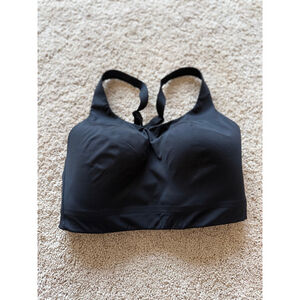 Athleta 36DD Advance Sports Bra Black EUC